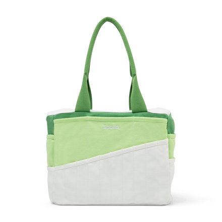 Front view of Soolla Studio Bag in Hope Limyansky, a pottery tool bag and artist bag