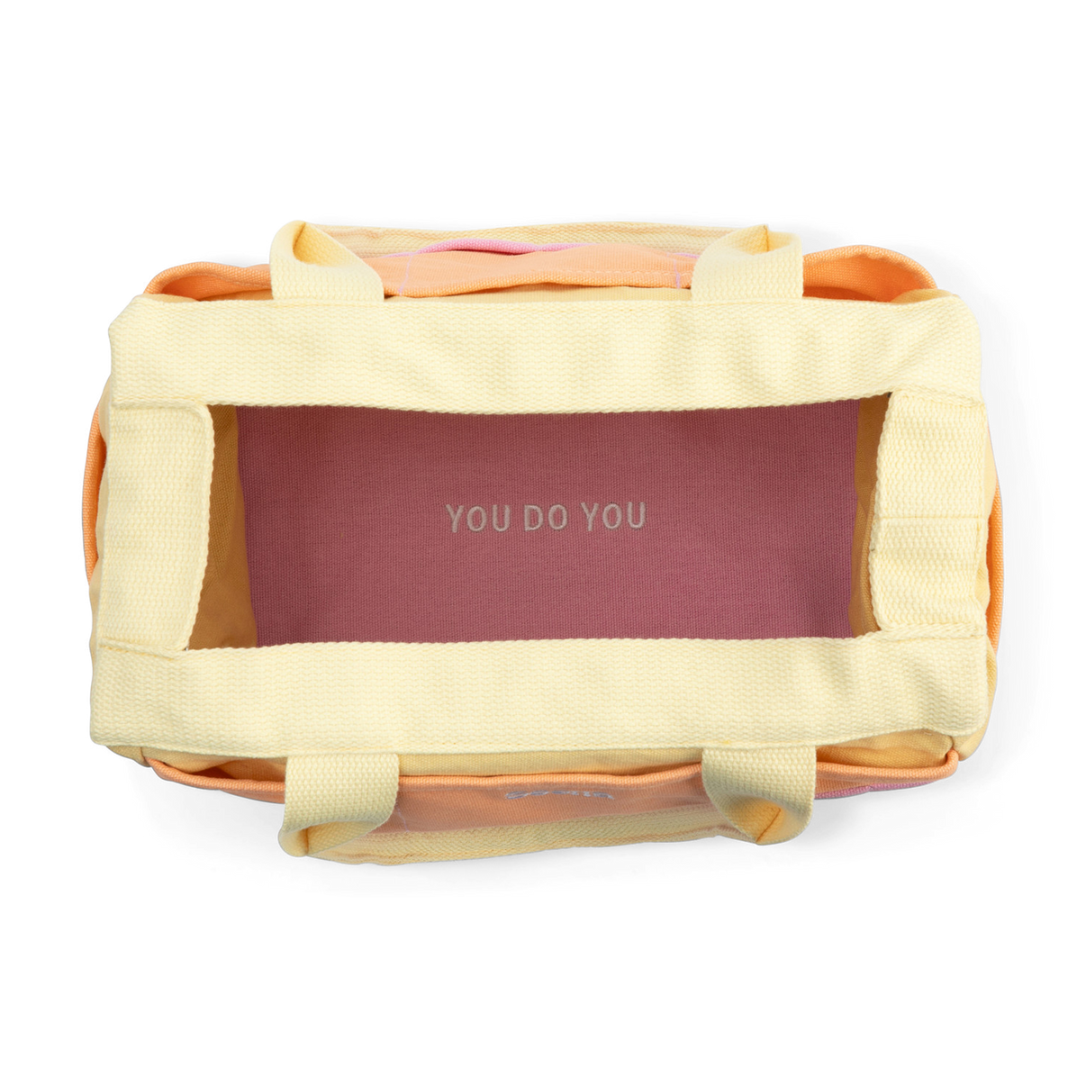Interior view of Soolla Studio Bag in Becca Sands, a pottery tool bag and artist bag