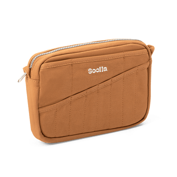 Buy Soolla Studio Pouch Cinnamon | Zipper Stationery Organizer