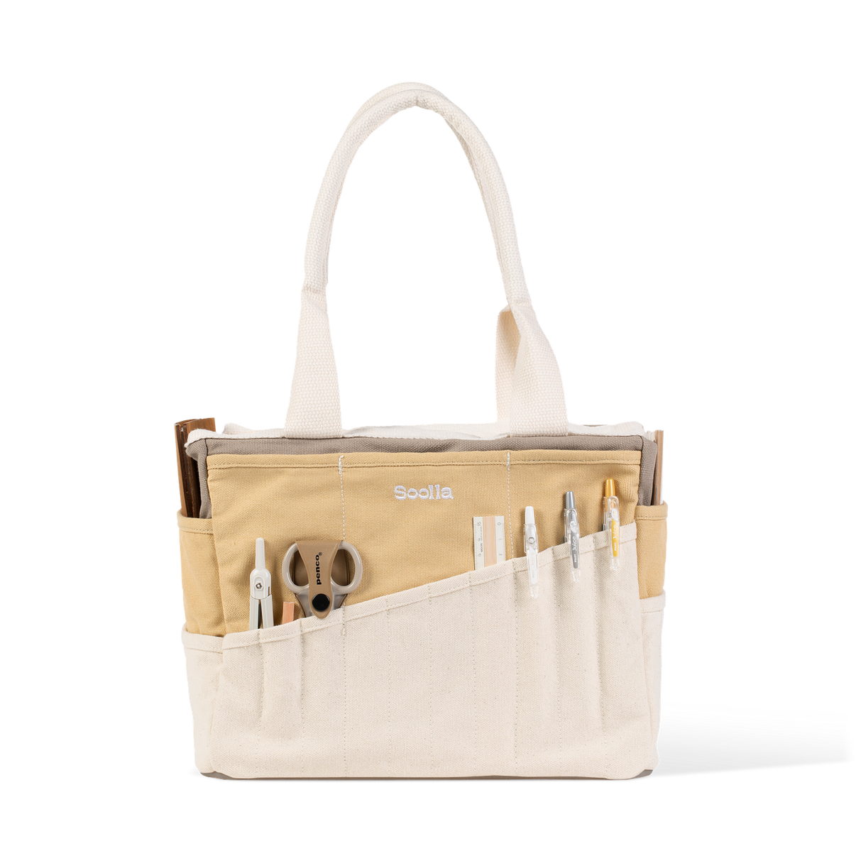 Soolla Studio Bag in Driftwood, a pottery tool bag and artist bag