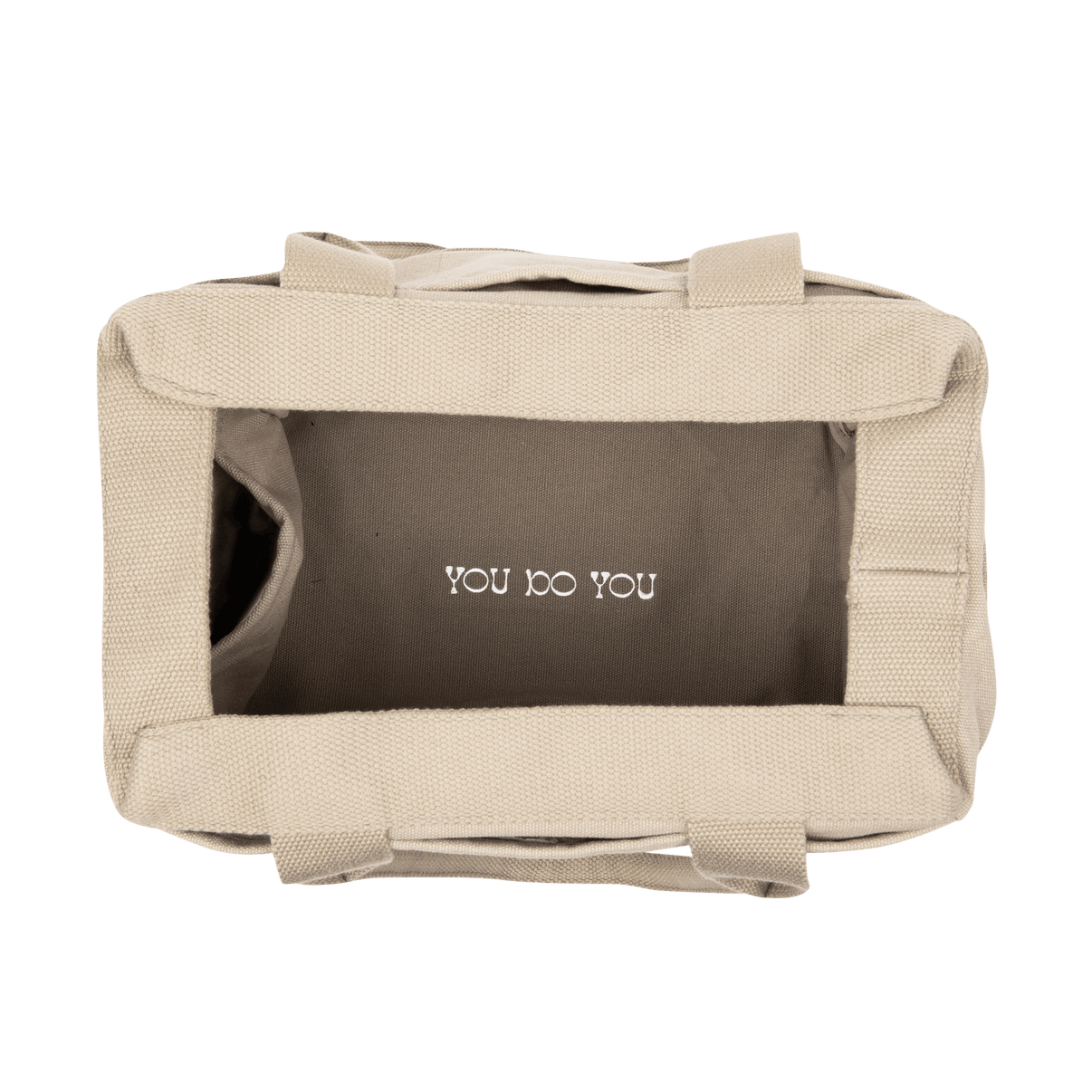 Interior view of Soolla Studio Bag in Graphite, a pottery tool bag and artist bag