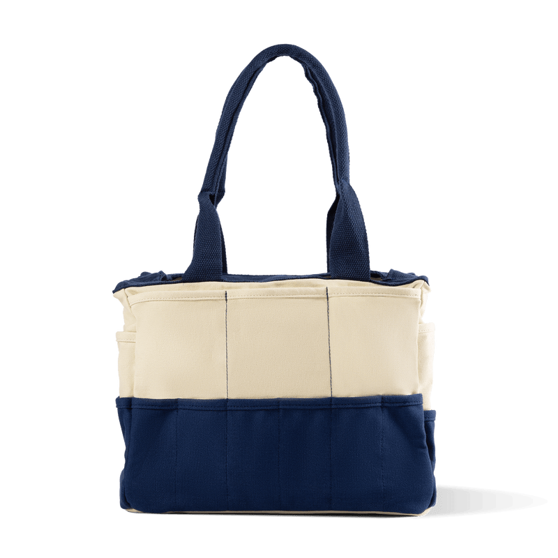 Back view of Soolla Studio Bag in Marina, a pottery tool bag and artist bag
