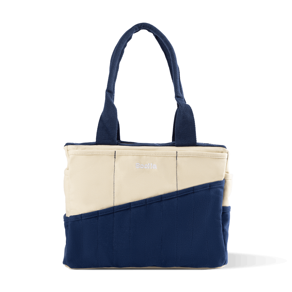 Front view of Soolla Studio Bag in Marina, a pottery tool bag and artist bag