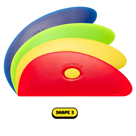 Mudtools Polymer Pottery Rib, Shape 3, for pottery and clay tools