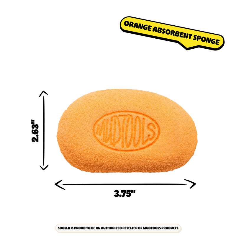 Mudtools Pottery Sponges, 3 Pack, for pottery and clay tools