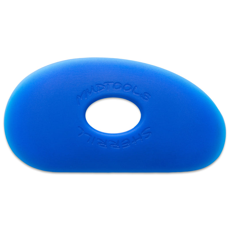 Mudtools Polymer Pottery Rib Shape 0 Blue