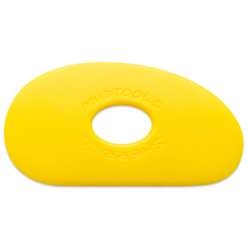 Mudtools Polymer Pottery Rib Shape 0 Yellow
