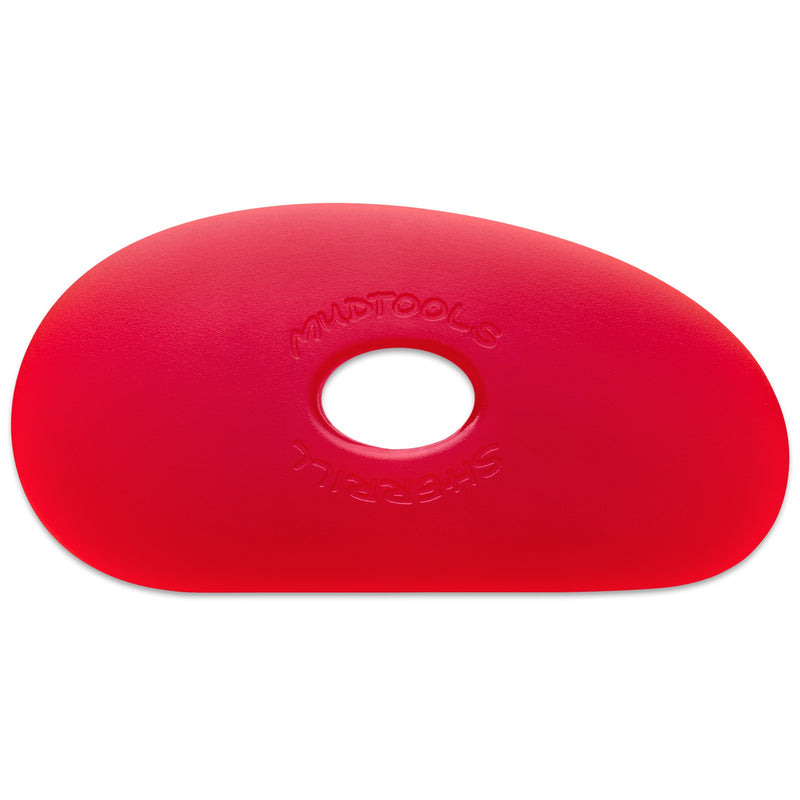 Mudtools Polymer Pottery Rib Shape 1 Red