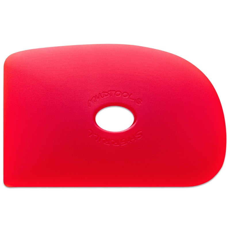 Mudtools Polymer Pottery Rib Shape 2 Red