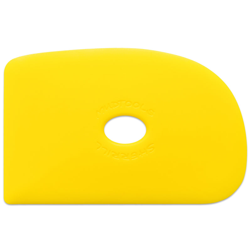 Mudtools Polymer Pottery Rib Shape 2 Yellow