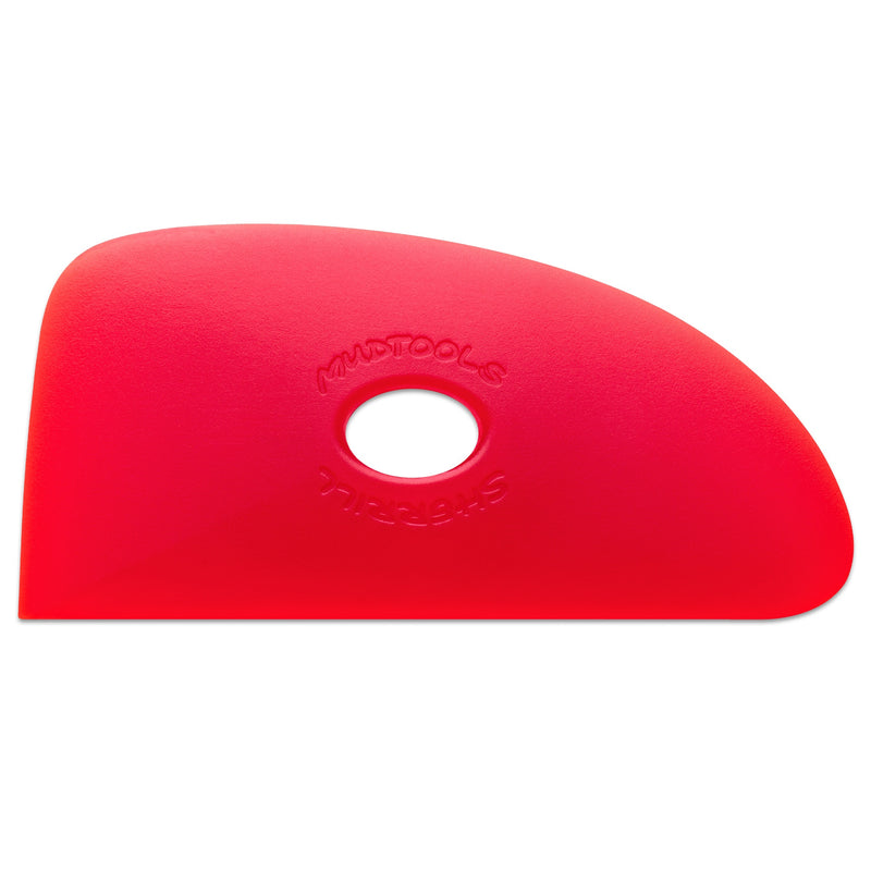 Mudtools Polymer Pottery Rib Shape 4 Red