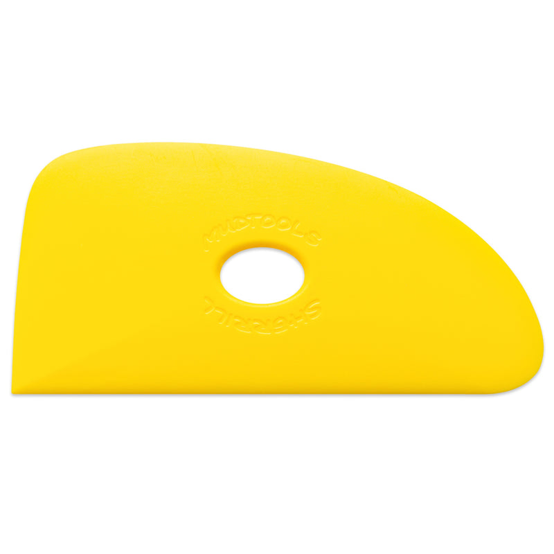 Mudtools Polymer Pottery Rib Shape 4 Yellow