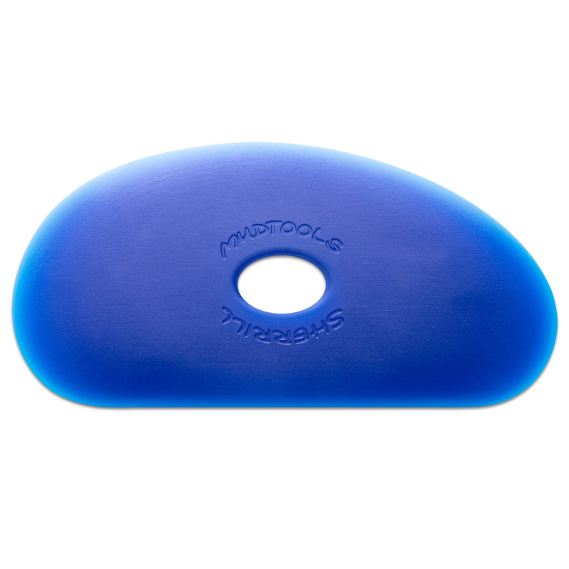 Mudtools Polymer Pottery Rib Shape 5 Blue