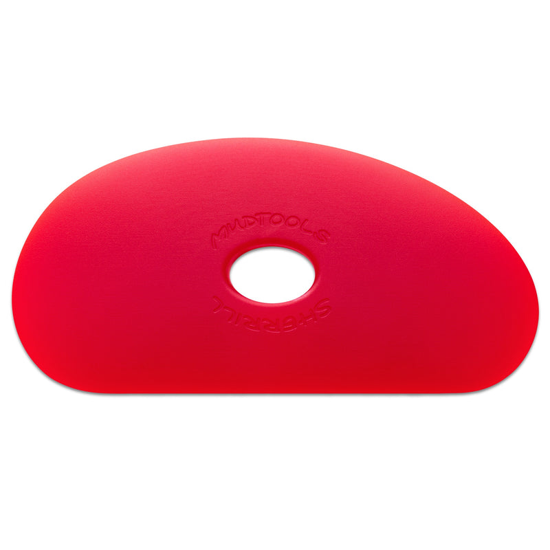 Mudtools Polymer Pottery Rib Shape 5 Red