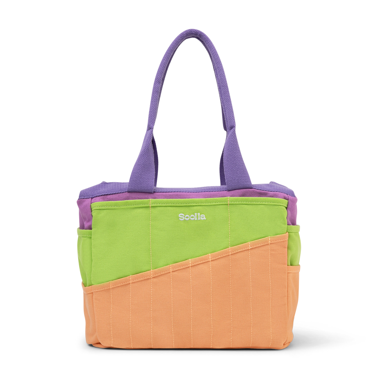 Front view of Soolla Studio Bag in Sarah Anderson, a pottery tool bag and artist bag