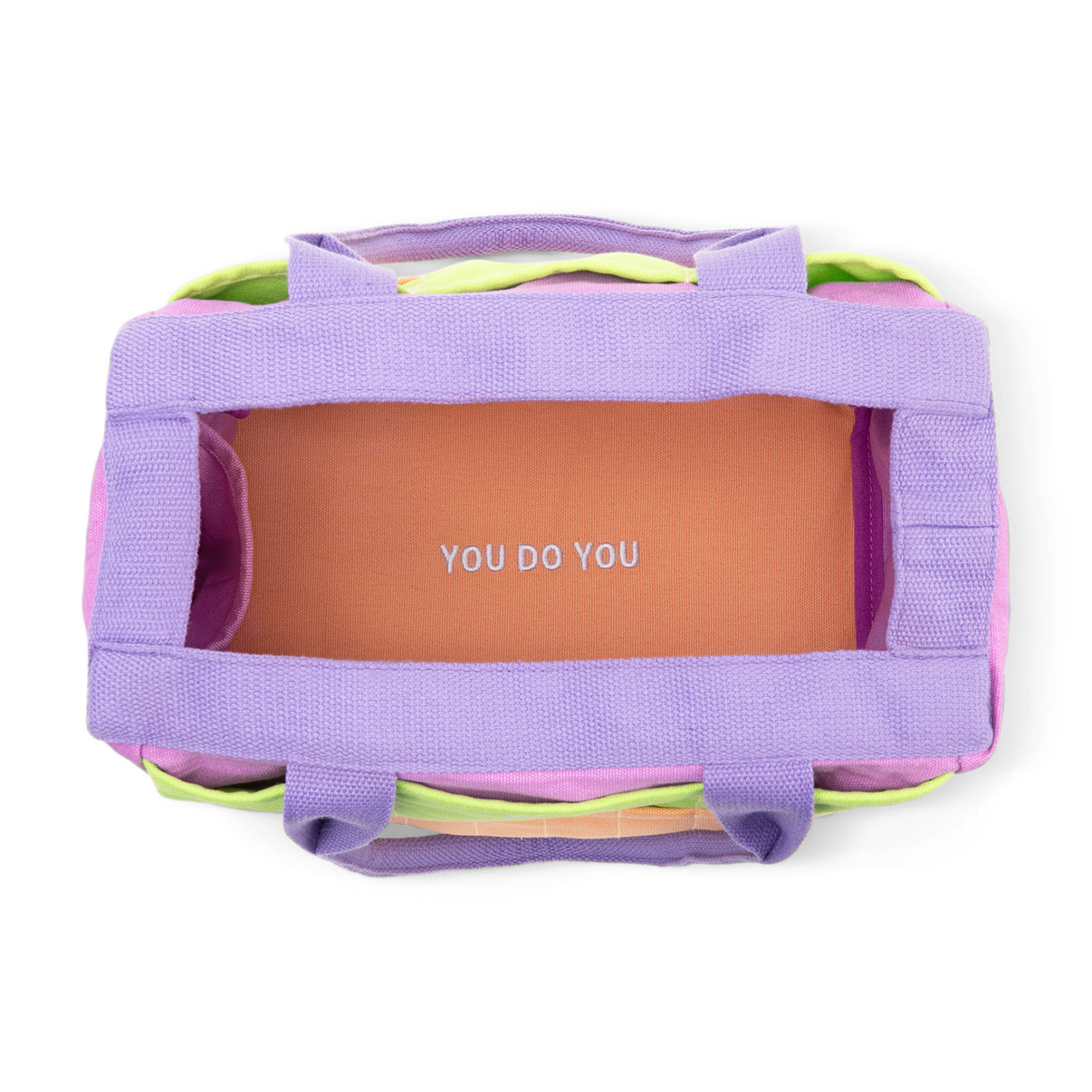 Interior view of Soolla Studio Bag in Sarah Anderson, a pottery tool bag and artist bag