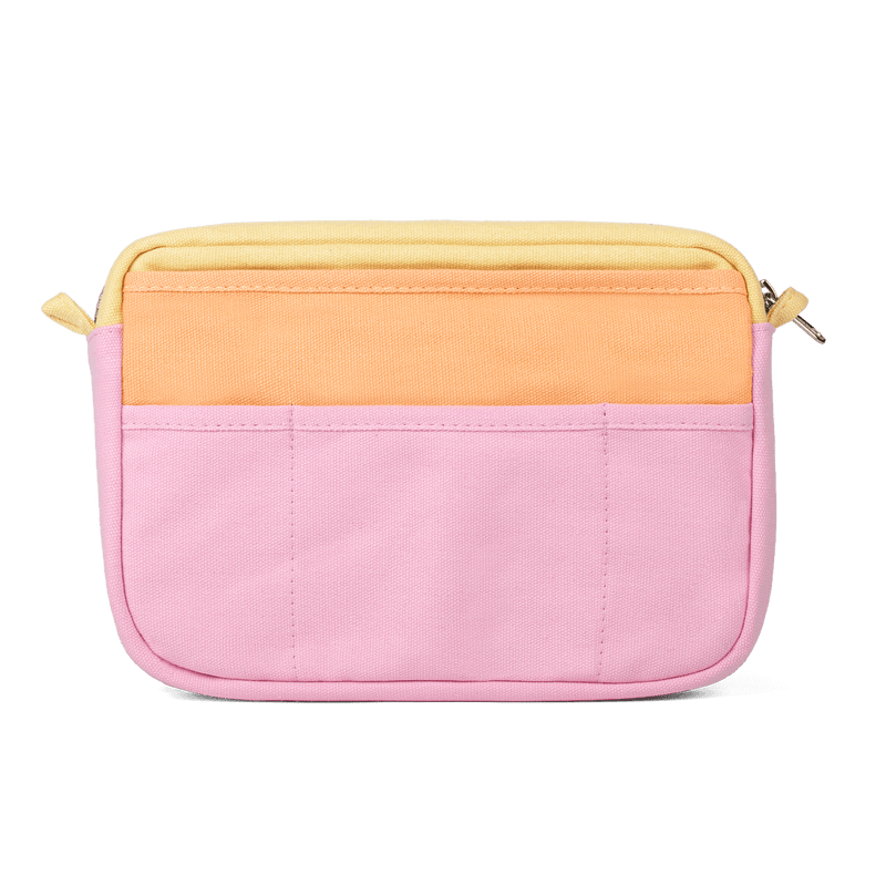 Back view of Soolla Studio Pouch in Becca Sands, a stationery pouch and art pouch