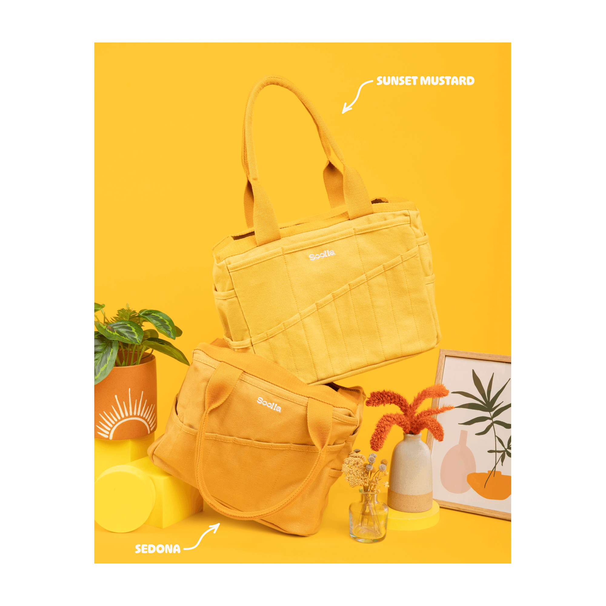 Soolla® Studio Bag, Sunset Mustard