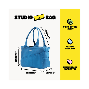 Buy Soolla Studio Bag Blueberry Bliss Blue | Knitting Bag – Soolla®