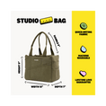 Load image into Gallery viewer, Soolla® Studio Bag, Deep Forest Green
