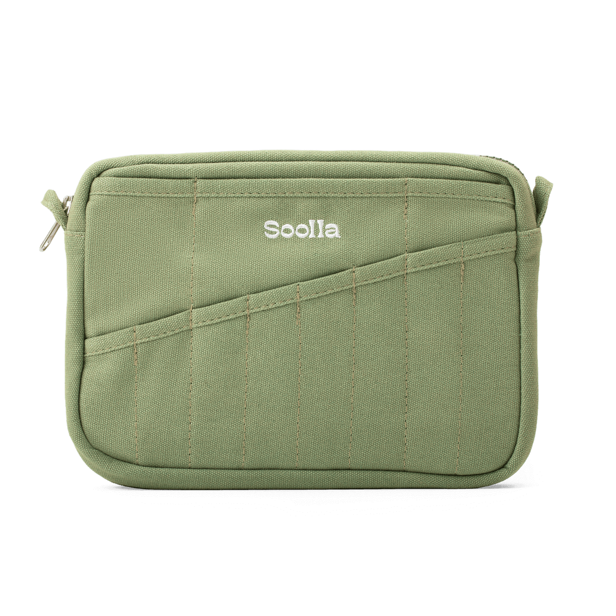 Buy Soolla Studio Pouch Ganja Green | Artist Zipper Organizer