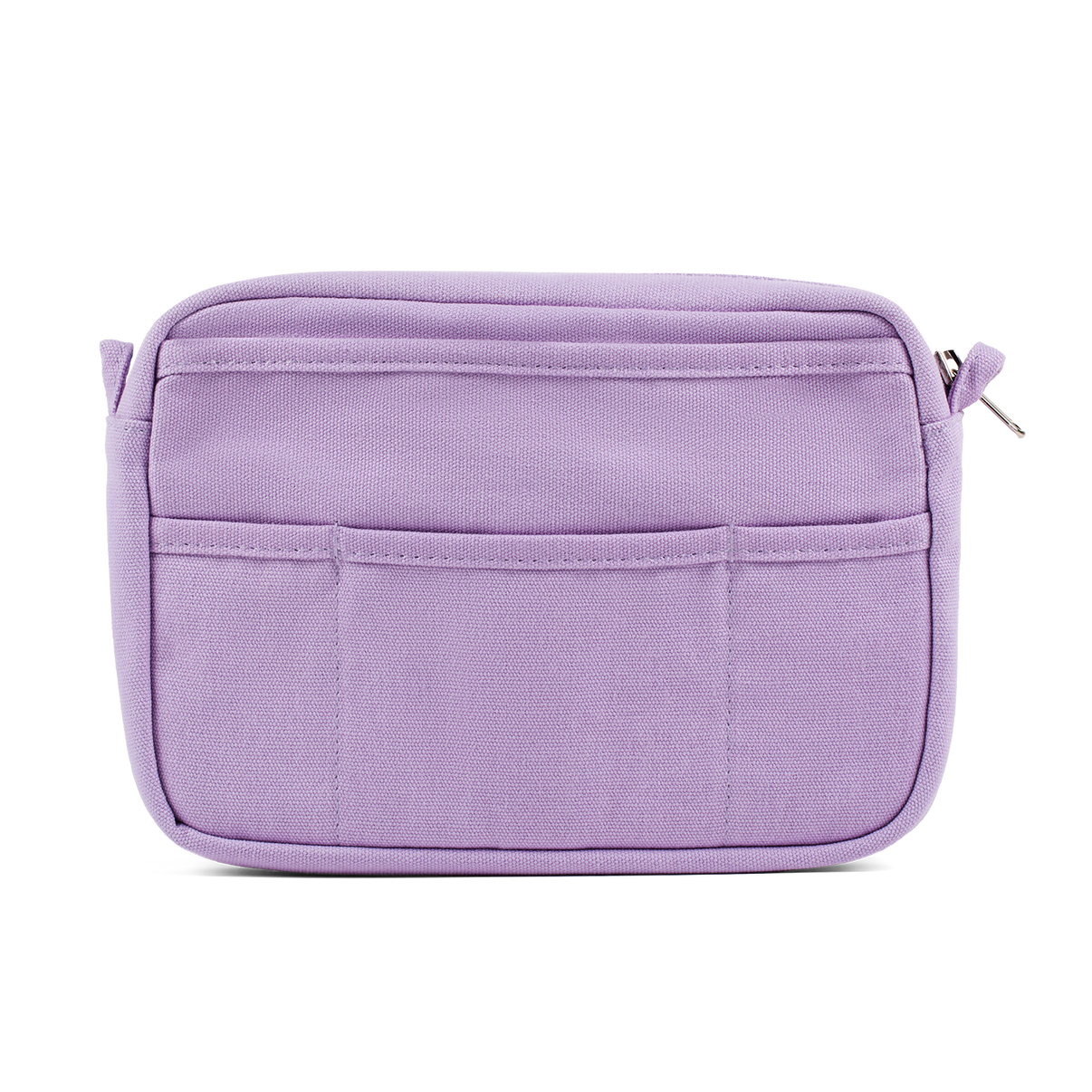 Back view of Soolla Studio Pouch in Lilac Love, a stationery pouch and art pouch