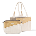 Load image into Gallery viewer, Soolla Studio Bag and Studio Pouch bundle in Driftwood, for pottery tools and stationery
