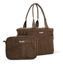 Soolla Studio Bag + Pouch Bundle, Coffee Bean