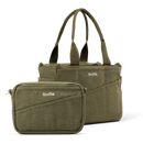 Soolla Studio Bag + Pouch Bundle, Deep Forest Green