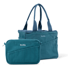 Soolla Studio Bag + Pouch Bundle, Aquamarine