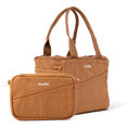 Load image into Gallery viewer, Soolla Studio Bag + Pouch Bundle, Cinnamon