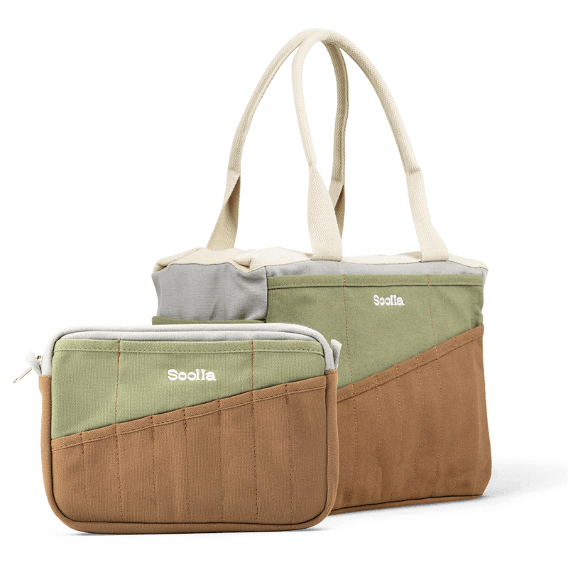 Soolla Studio Bag + Pouch Bundle, Good Earth